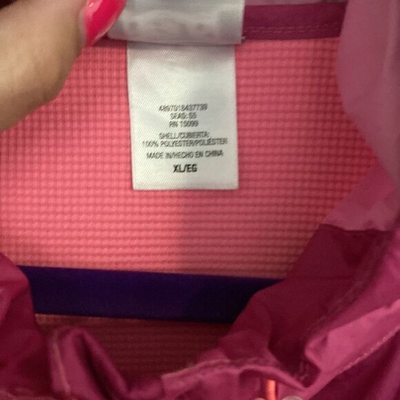 Everlast- Pink Ombre windbreaker jacket- with hood- Size XL - Picture 8 of 9
